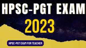 HPSC PGT Exam 